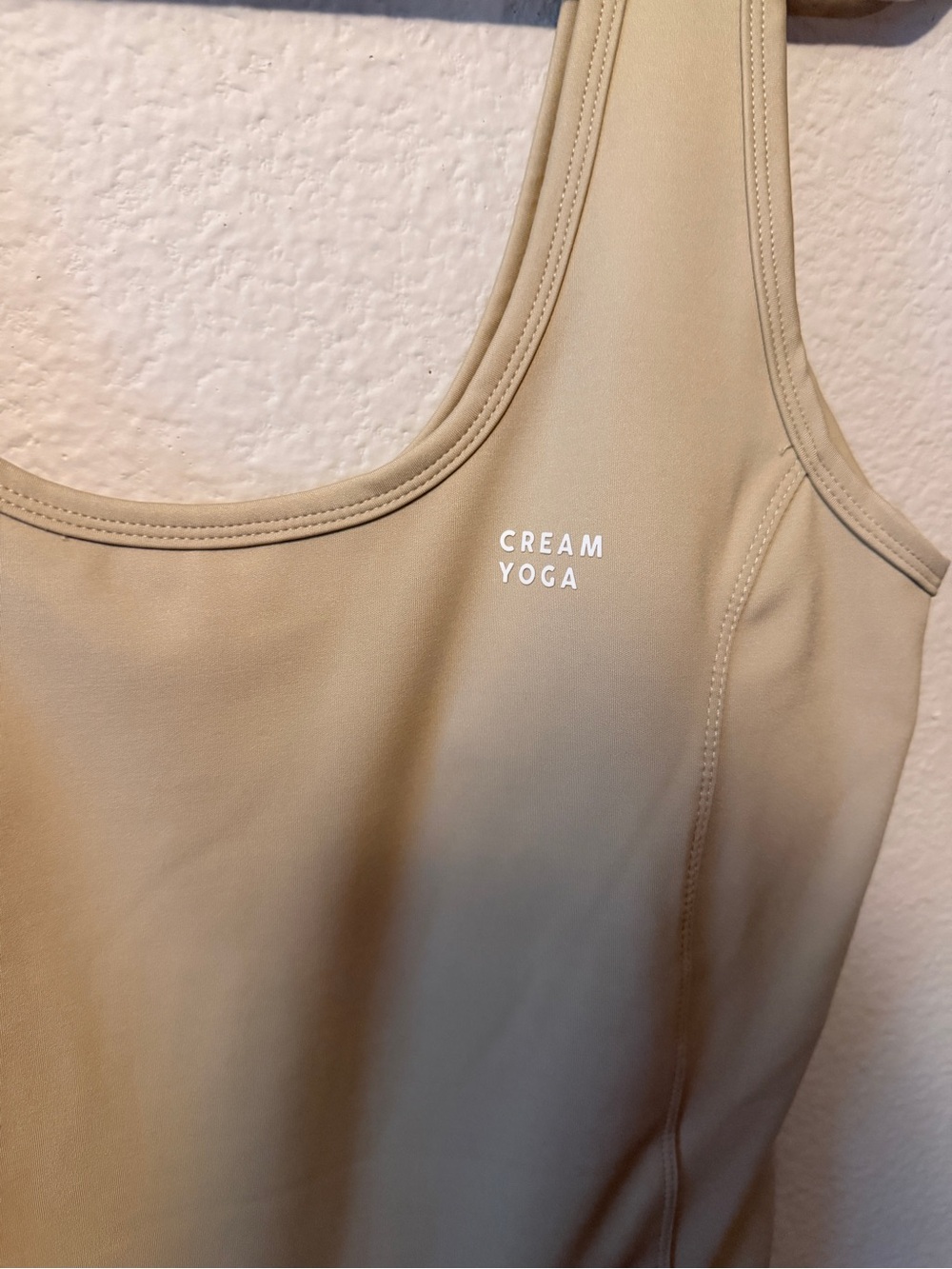 Cream Yoga Romper